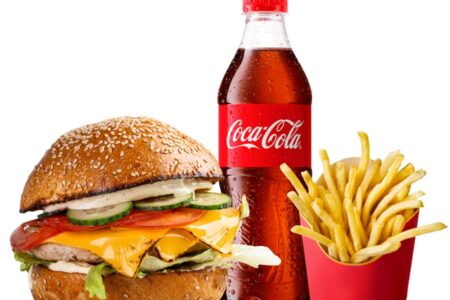 Чікен бургер-меню