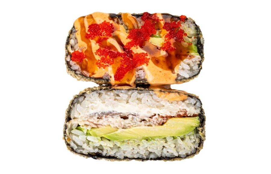 Суші бургер з вугрем