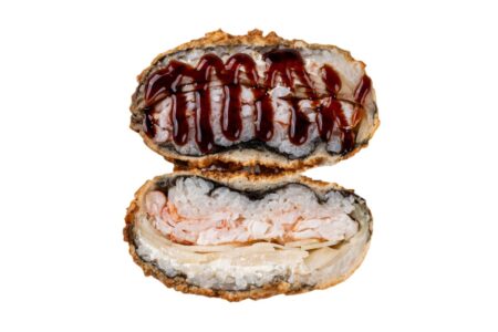 Суші бургер з креветкою