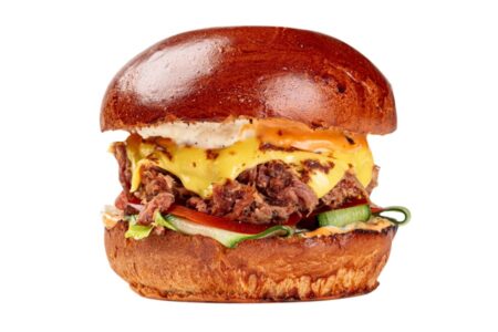 Бургер з рваною свининою
