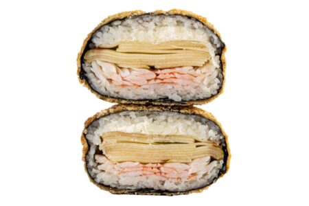 Суші бургер з креветкою