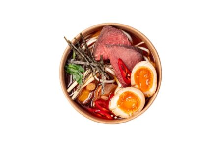 Рамен з ростбіфом